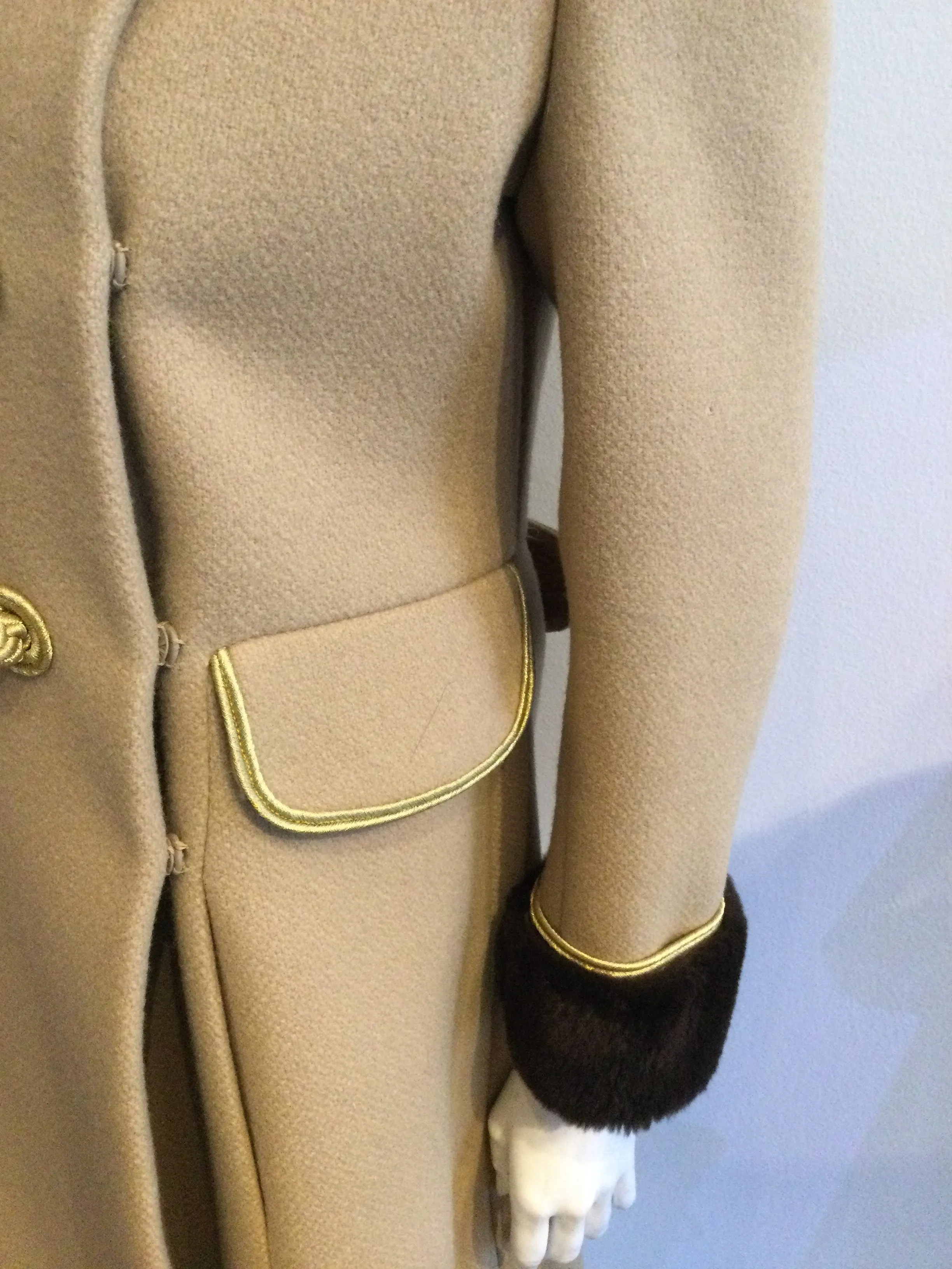 1970s Russian Look Evening Coat