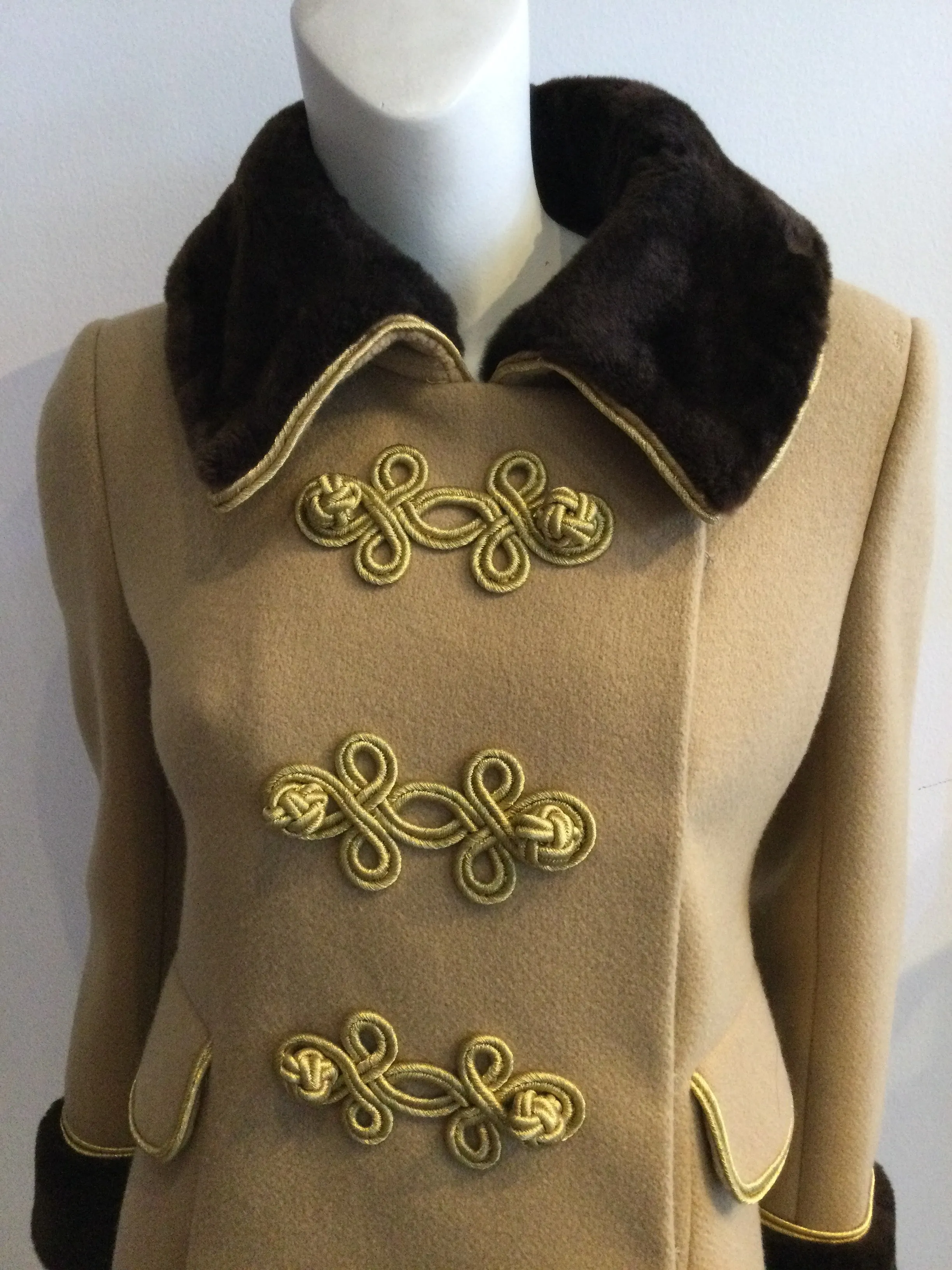 1970s Russian Look Evening Coat