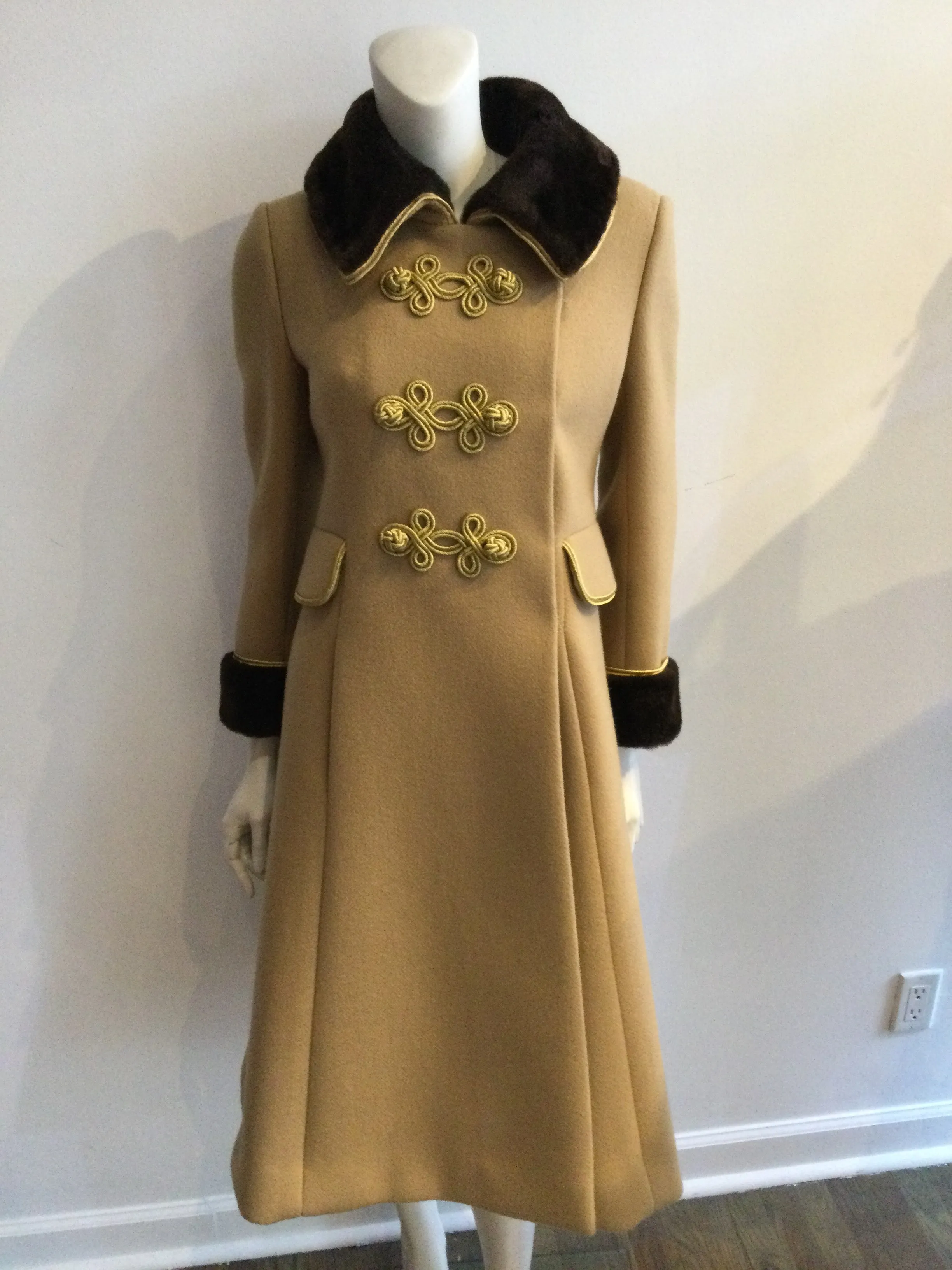 1970s Russian Look Evening Coat