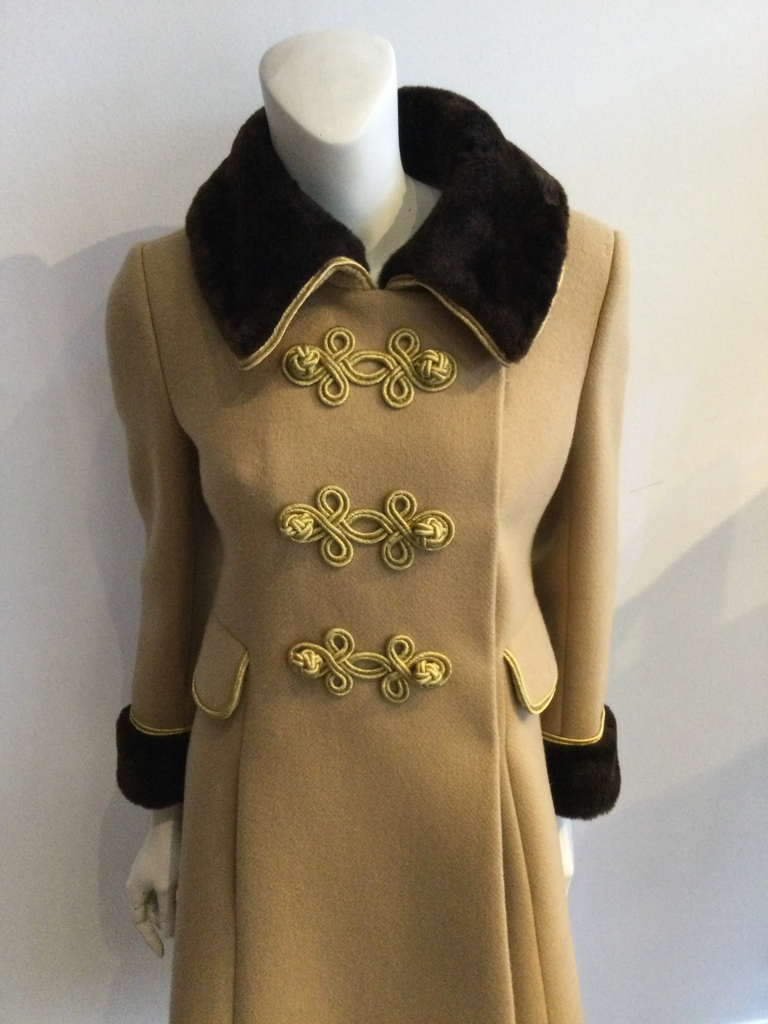 1970s Russian Look Evening Coat