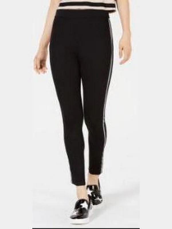 Almost Famous Juniors Shine Striped Leggings