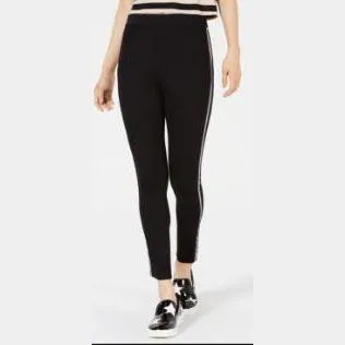 Almost Famous Juniors Shine Striped Leggings