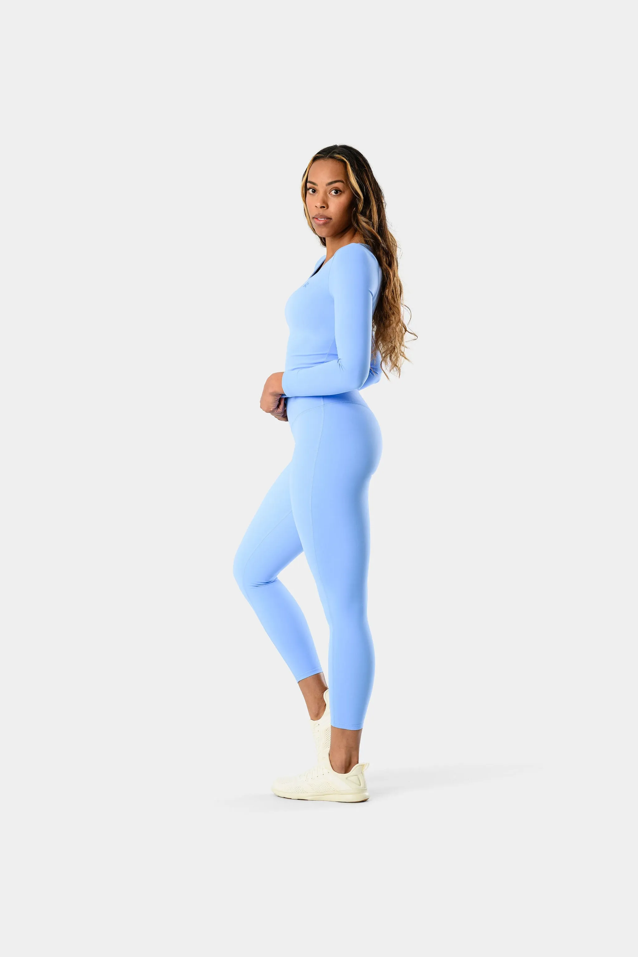 Alura V-Line Leggings - Baby Blue