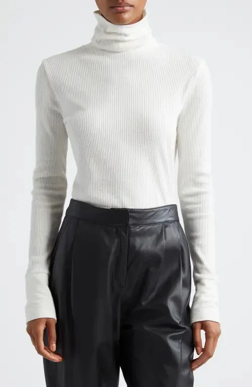 Ananda Long Sleeve Turtleneck - Ivory