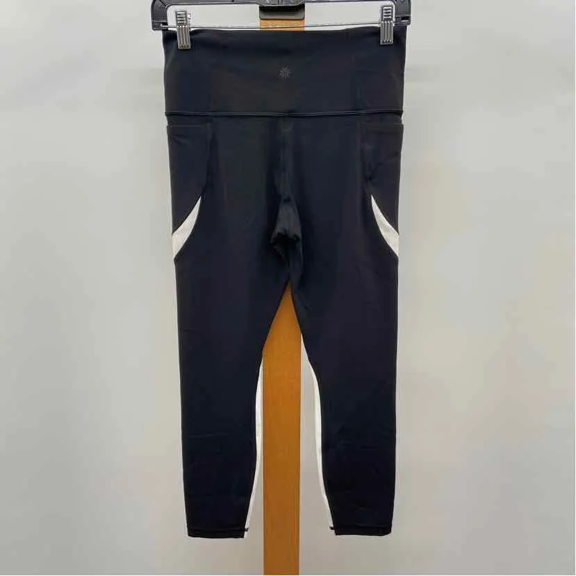 Athleta Women's Size S Black Stripe Pants