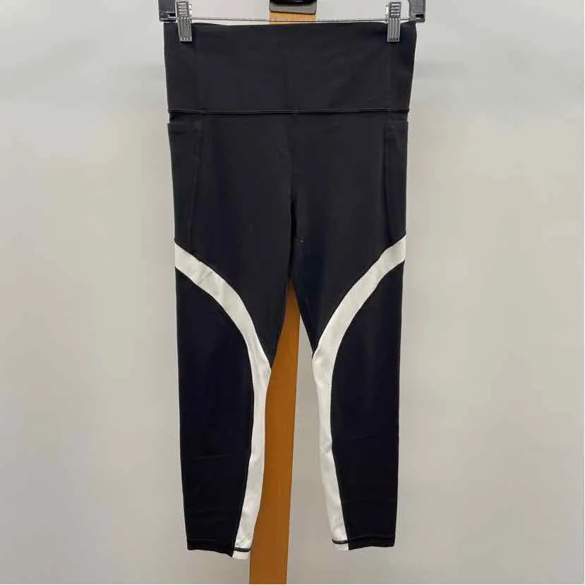 Athleta Women's Size S Black Stripe Pants