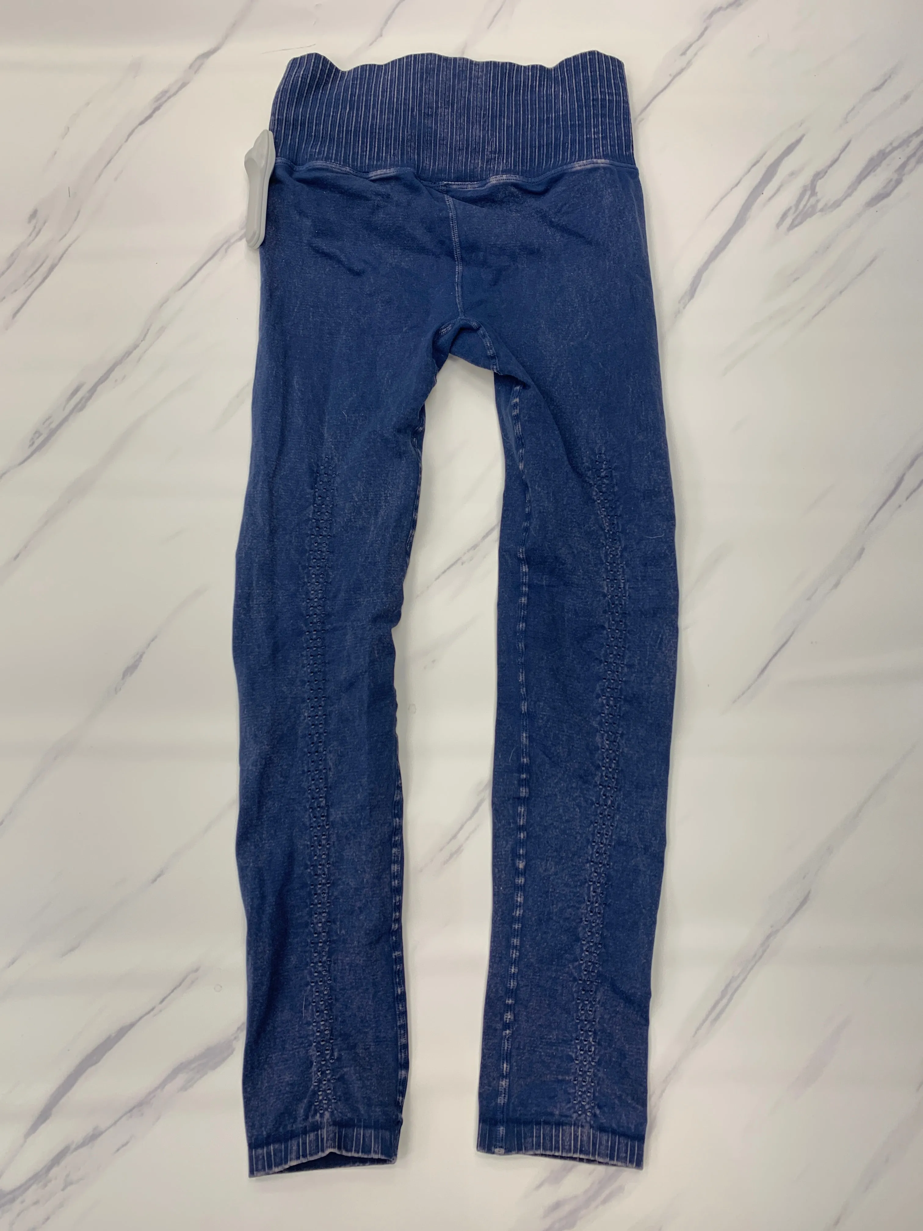 Athletic Leggings By Free People In Blue, Size: S