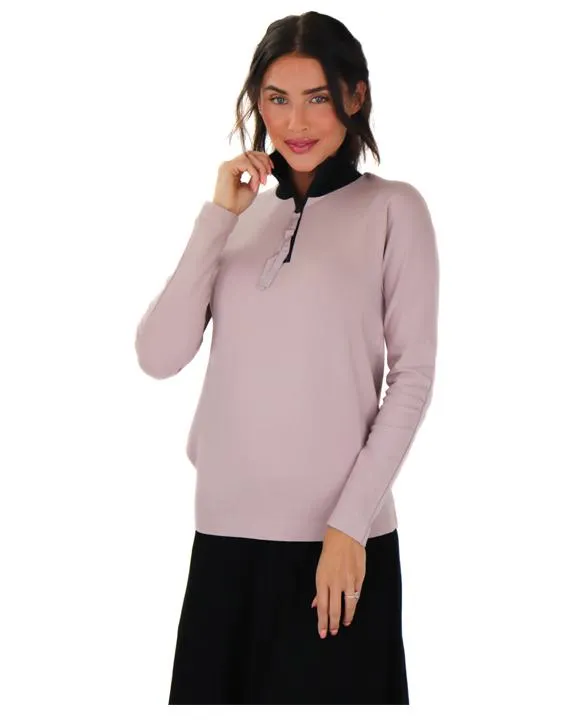 Ava Lea High Zip Pullover