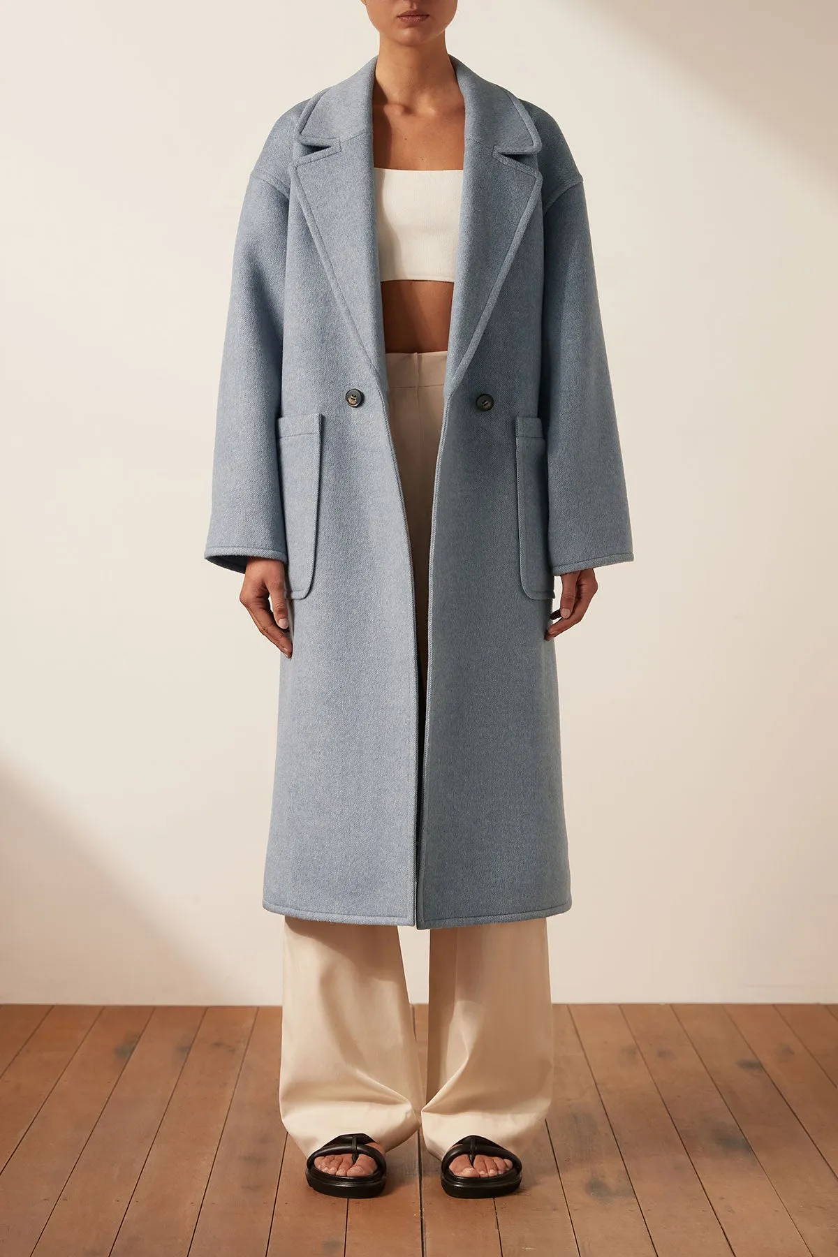 Azzurra Oversized Long Coat