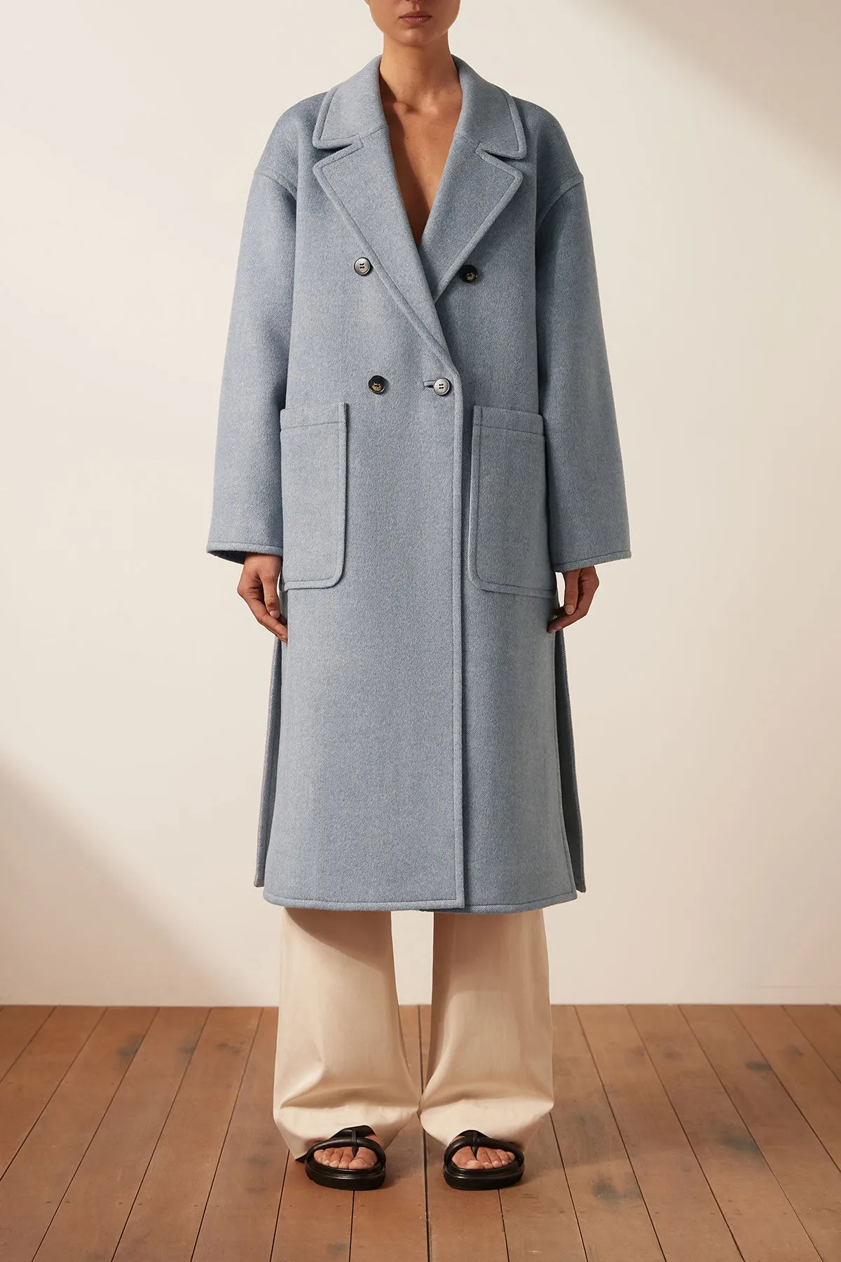 Azzurra Oversized Long Coat