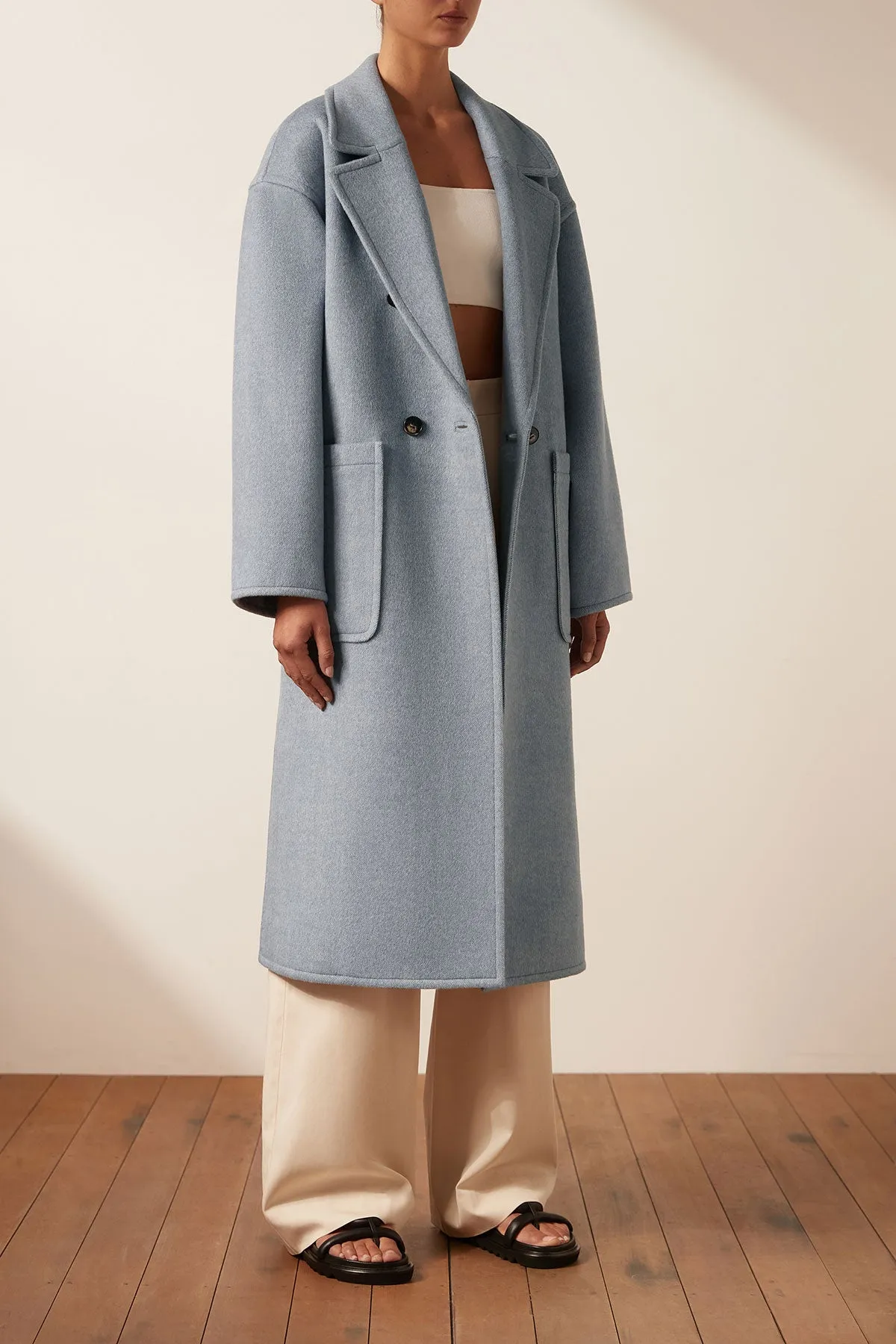 Azzurra Oversized Long Coat