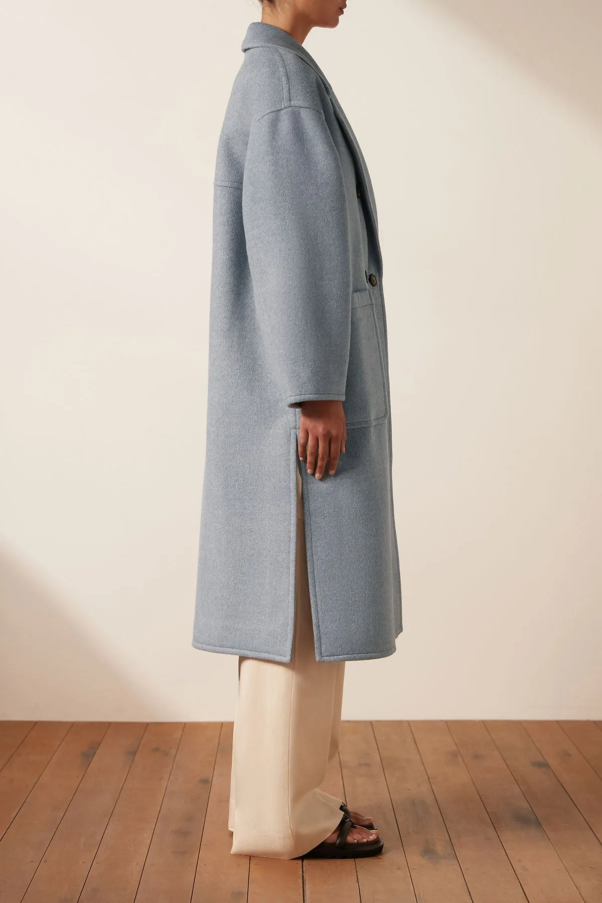 Azzurra Oversized Long Coat