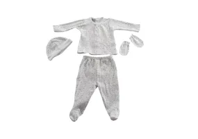 Babidu, Baby Boys or Baby Girls Top, Leggings & Hat, 0-3 Months
