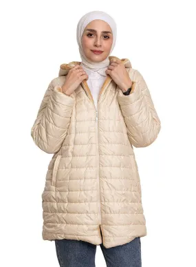 Beige L-Double Face Jacket