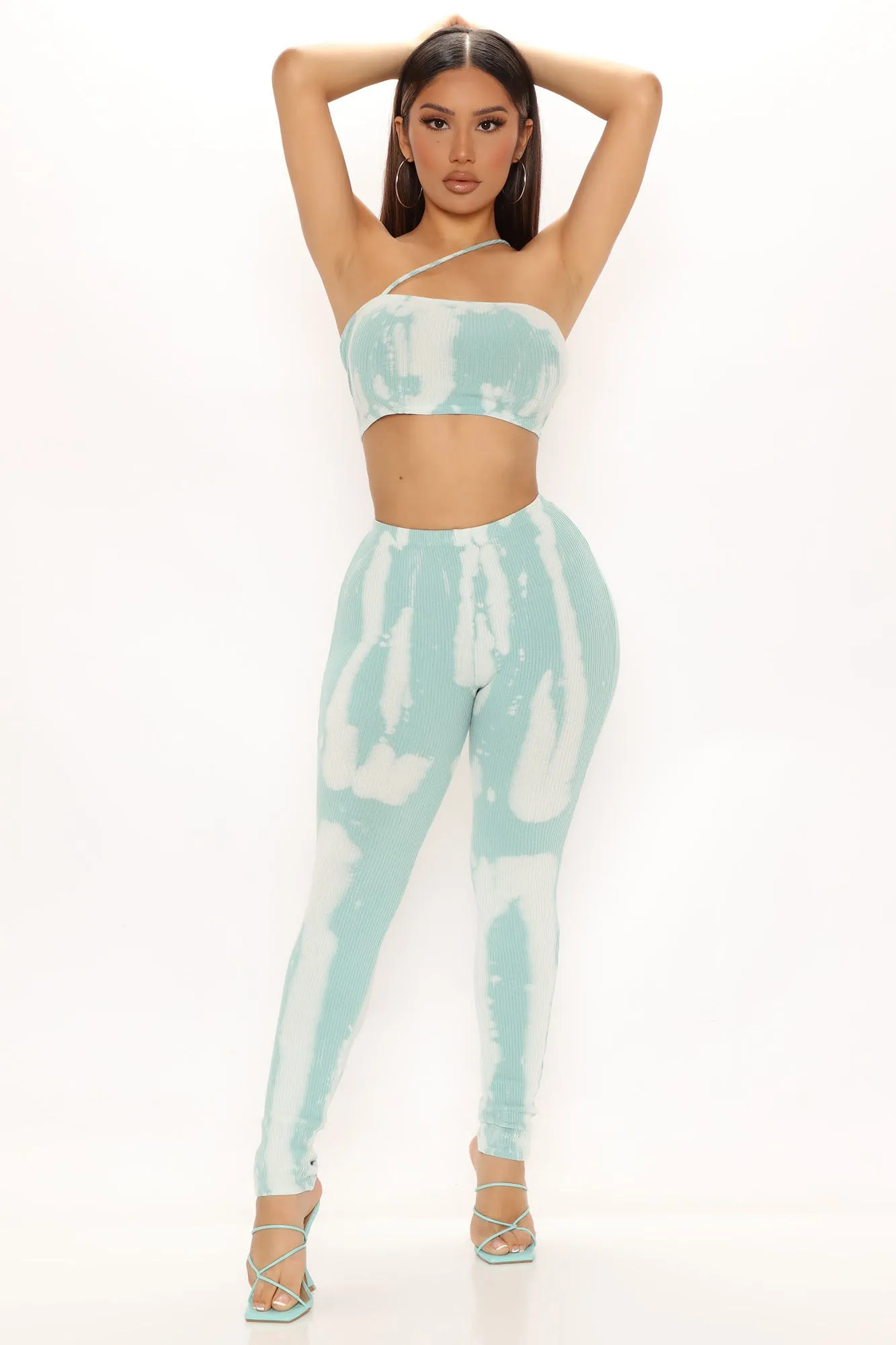 Better Try Again Legging Set - Mint/Multi