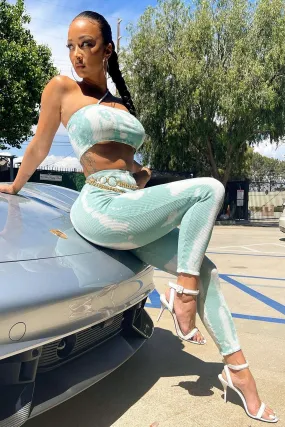 Better Try Again Legging Set - Mint/Multi