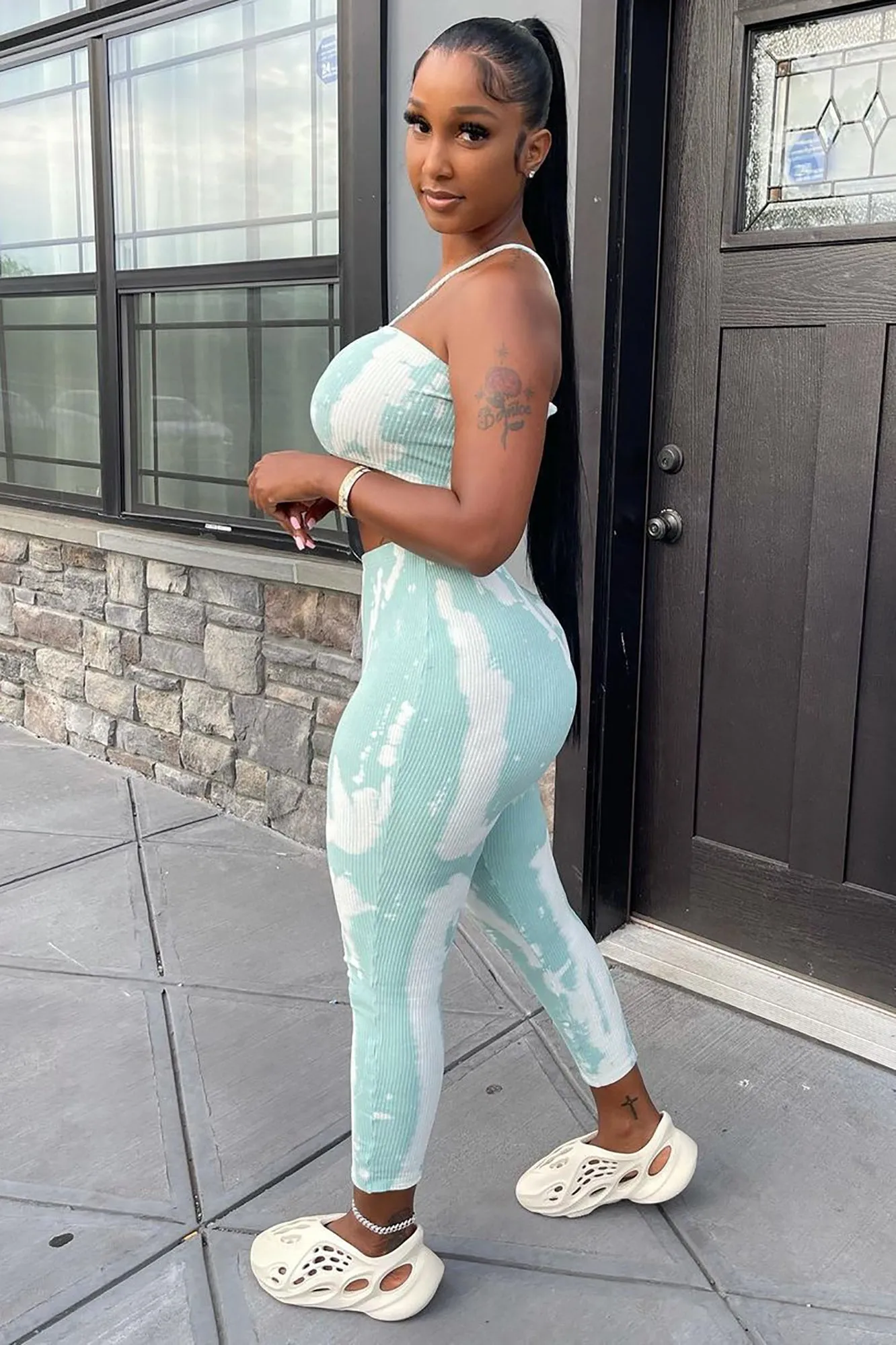 Better Try Again Legging Set - Mint/Multi