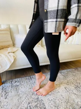 black buttersoft solid legging