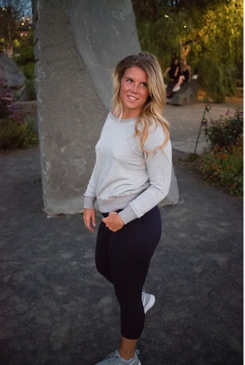 Black Contour Crop Legging