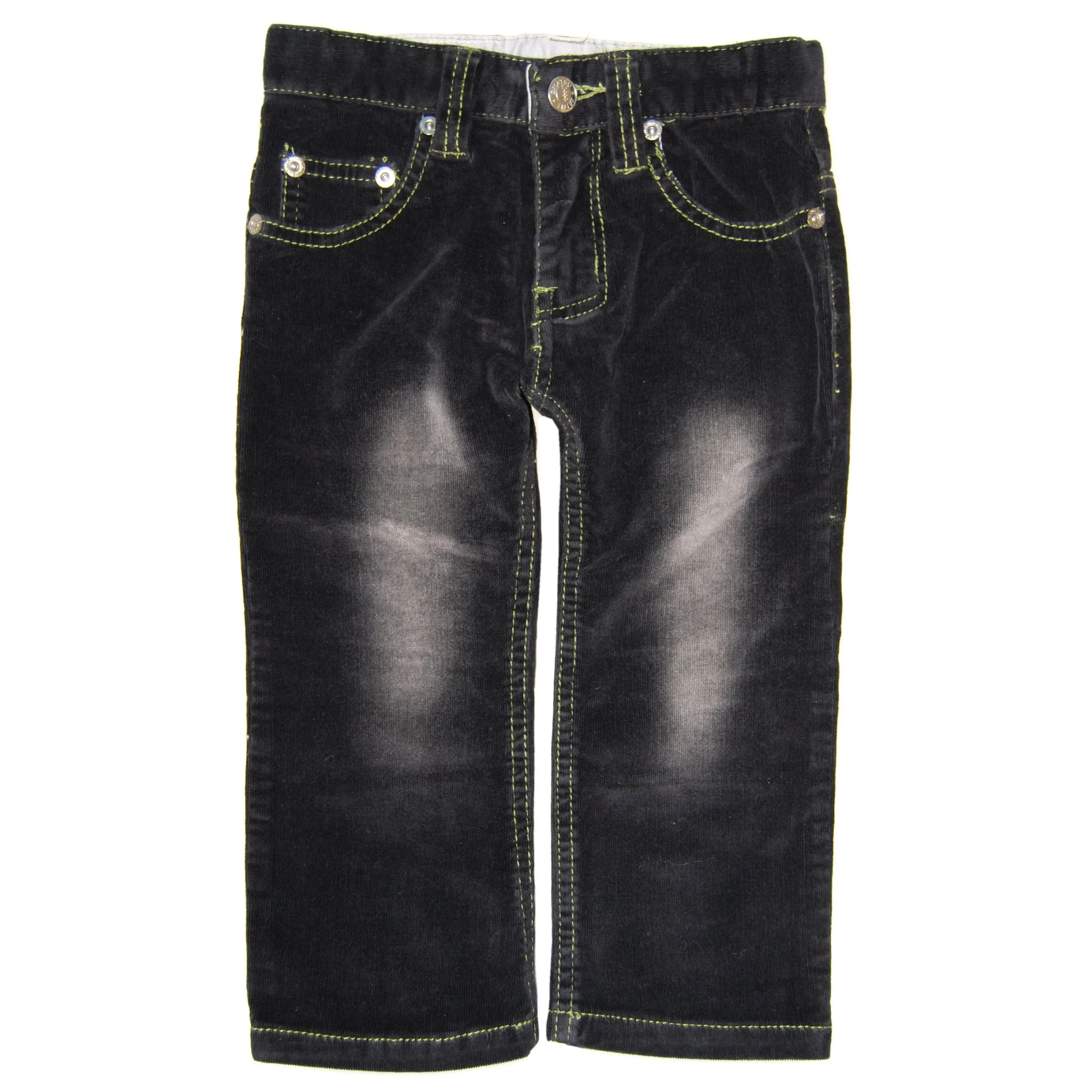 Black-Green Roy Corduroy Baby Jeans by: Mini Shatsu