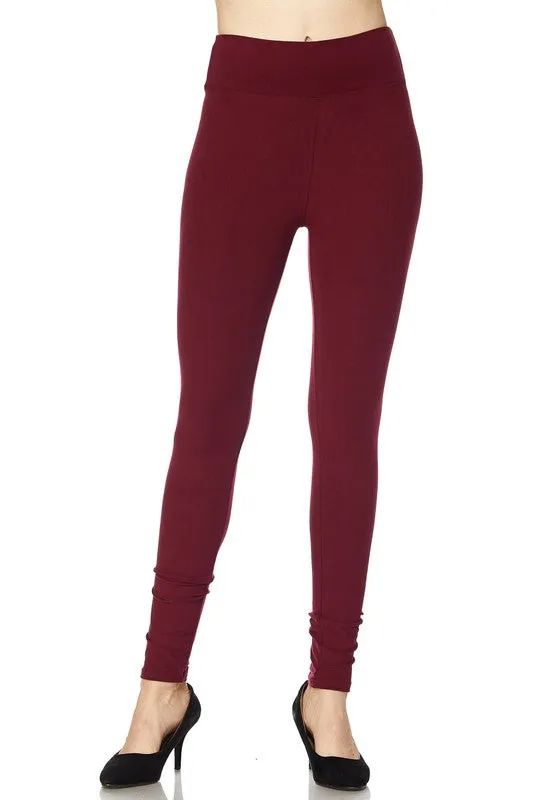 Brushed Yoga Waist Leggings