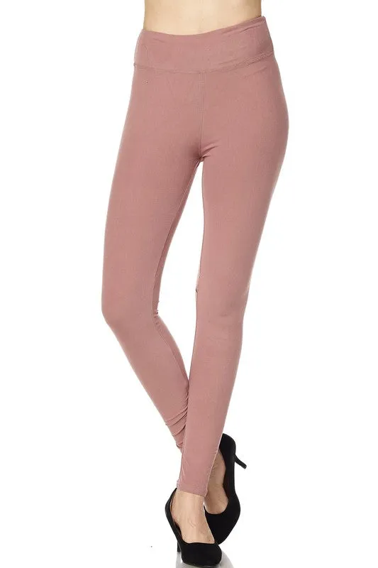 Brushed Yoga Waist Leggings