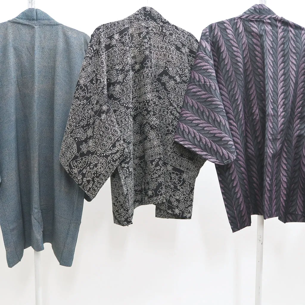 Bundle 12pcs Silk Vintage Haori Jacket Wholesale Bulk Free Shipping #515