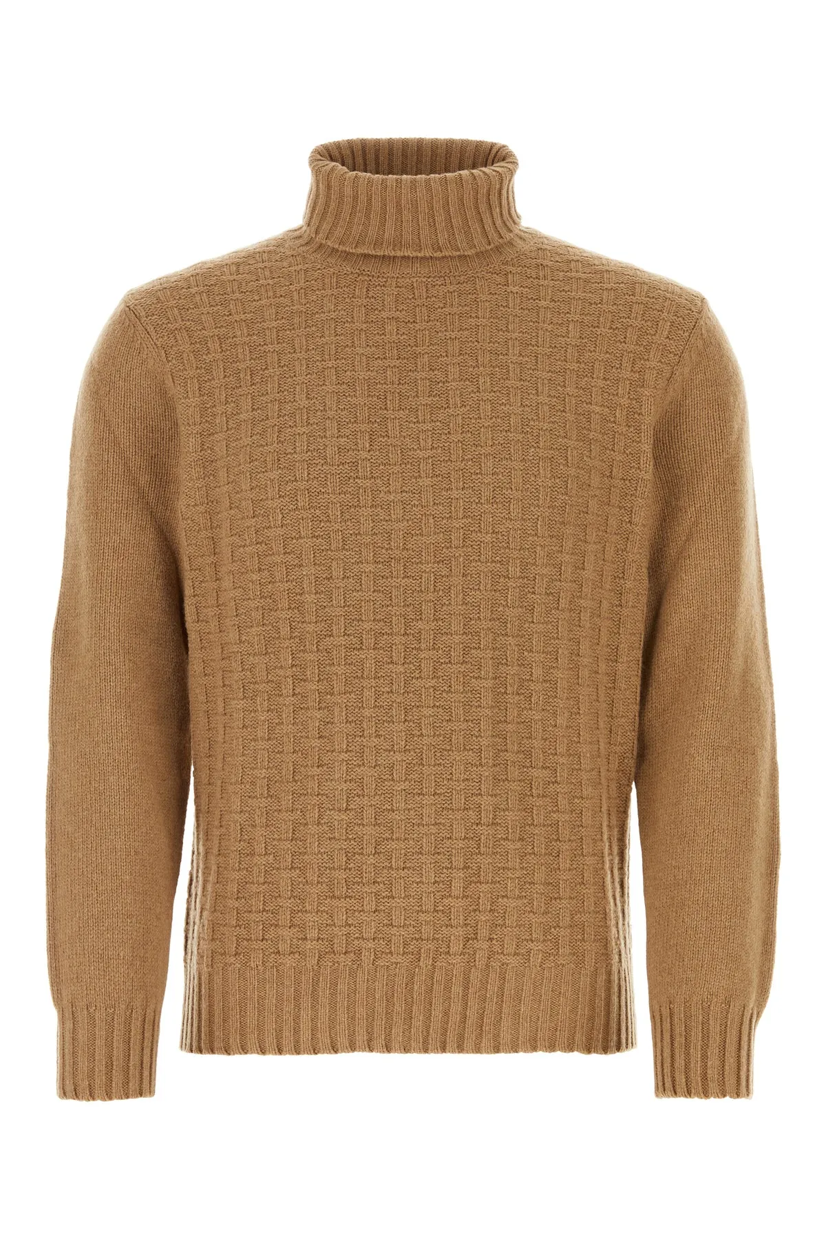 Camel wool blend sweater