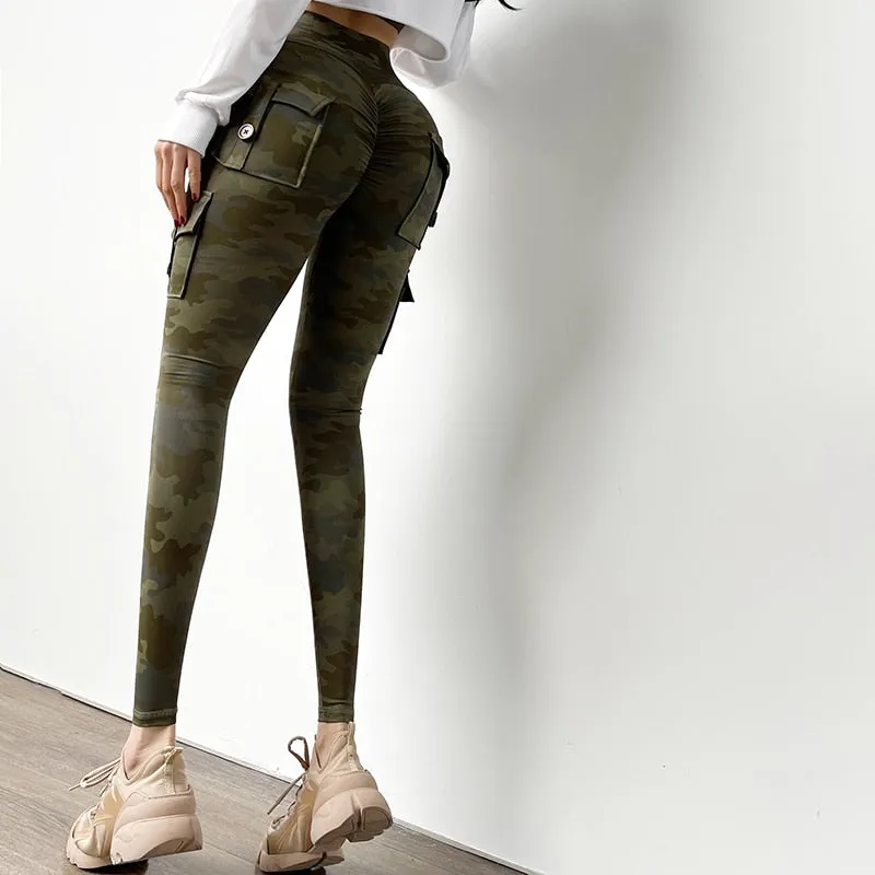 Camouflage Scrunch Leggings