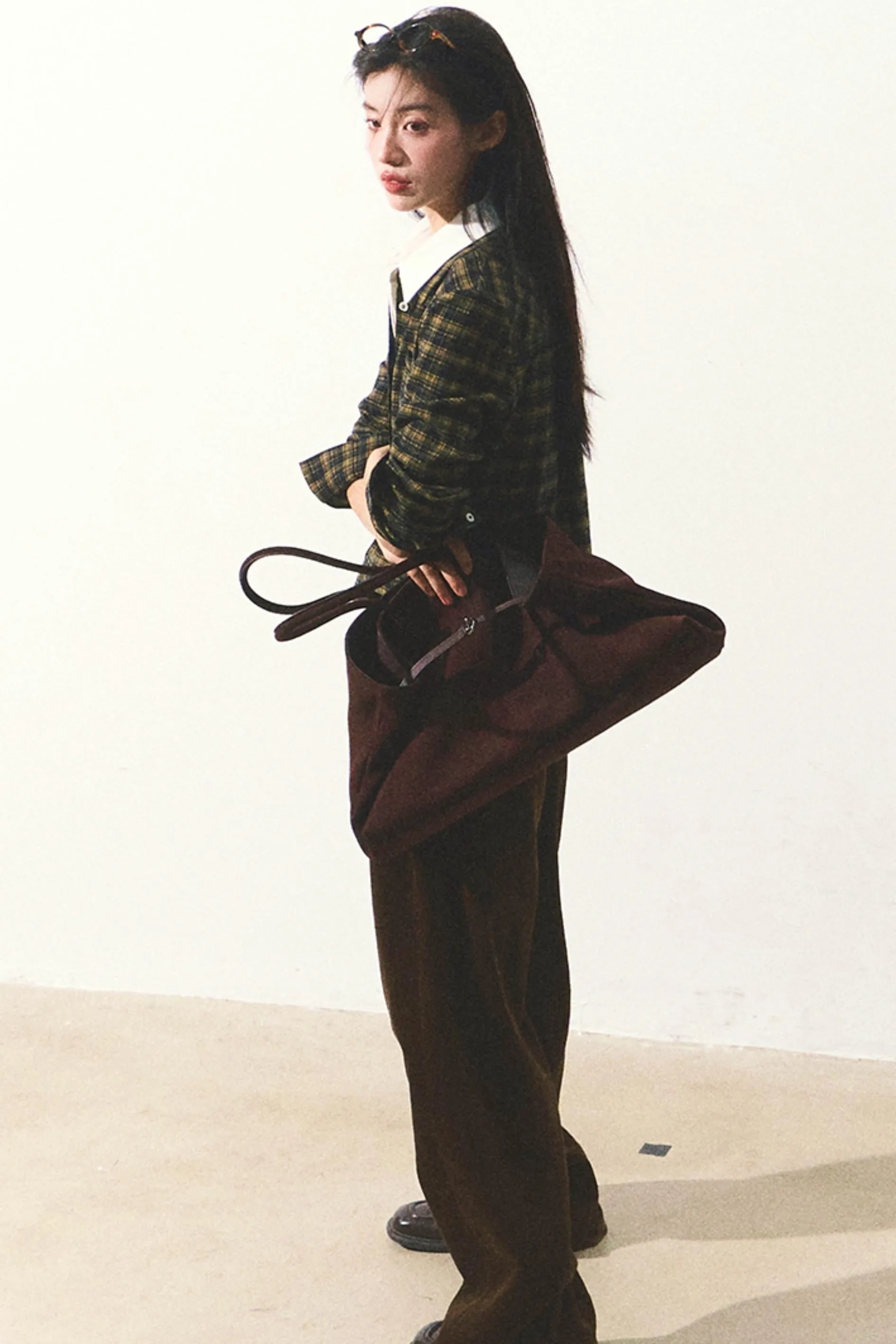 Casual Straight Corduroy Pants