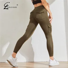 CHRLEISURE Women Leggings Push Up Fitness Legging for Women Slim