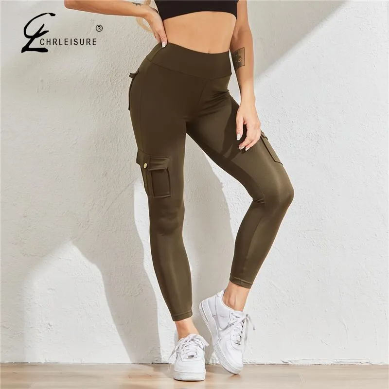 CHRLEISURE Women Leggings Push Up Fitness Legging for Women Slim