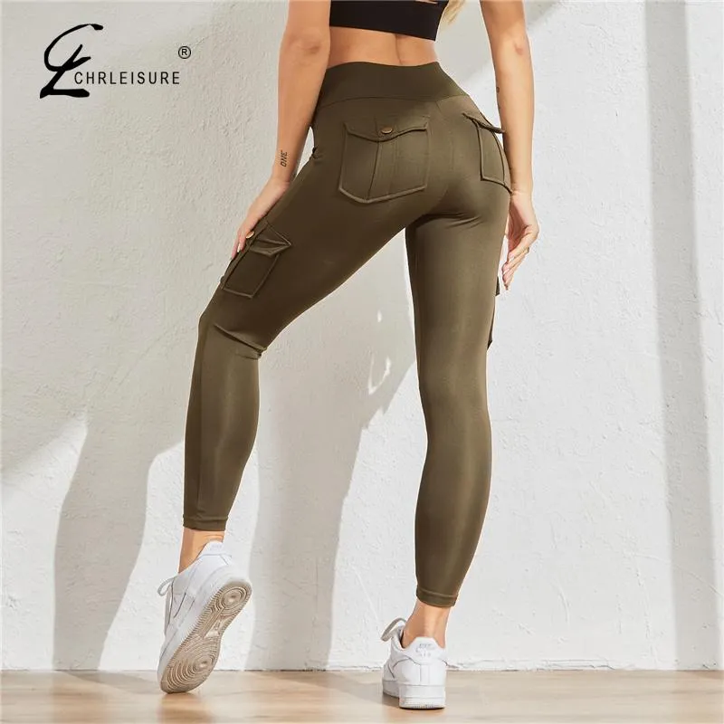 CHRLEISURE Women Leggings Push Up Fitness Legging for Women Slim