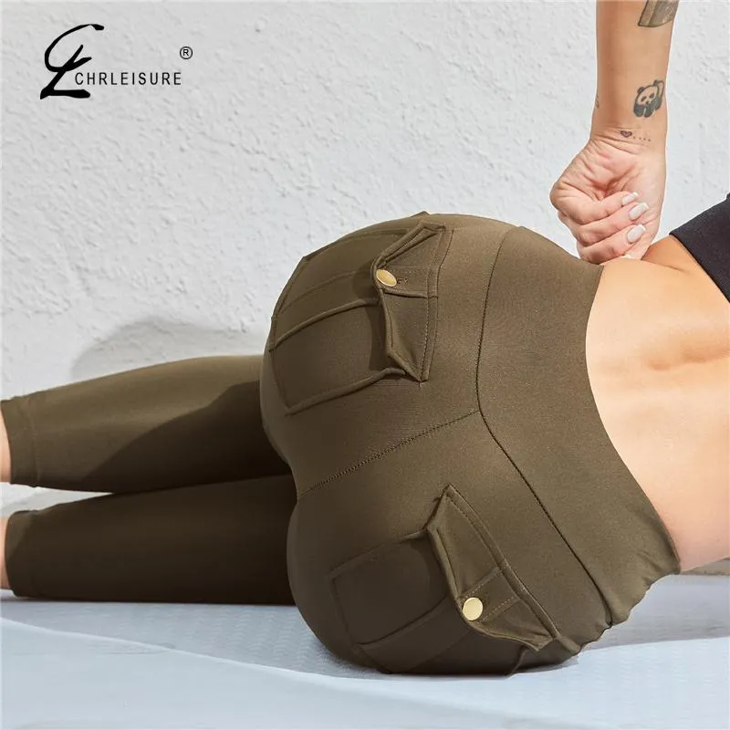 CHRLEISURE Women Leggings Push Up Fitness Legging for Women Slim