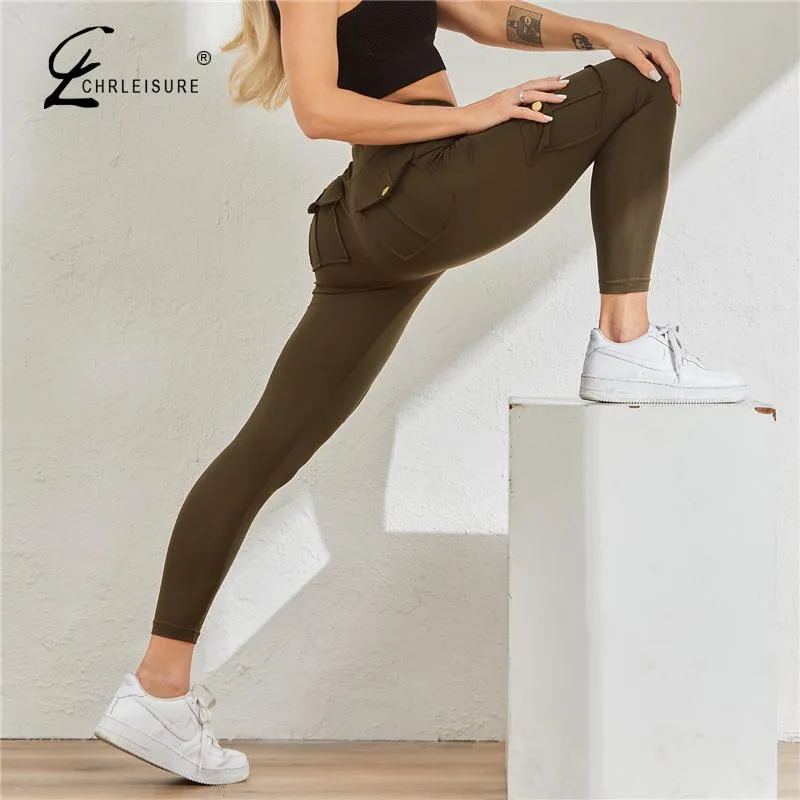 CHRLEISURE Women Leggings Push Up Fitness Legging for Women Slim