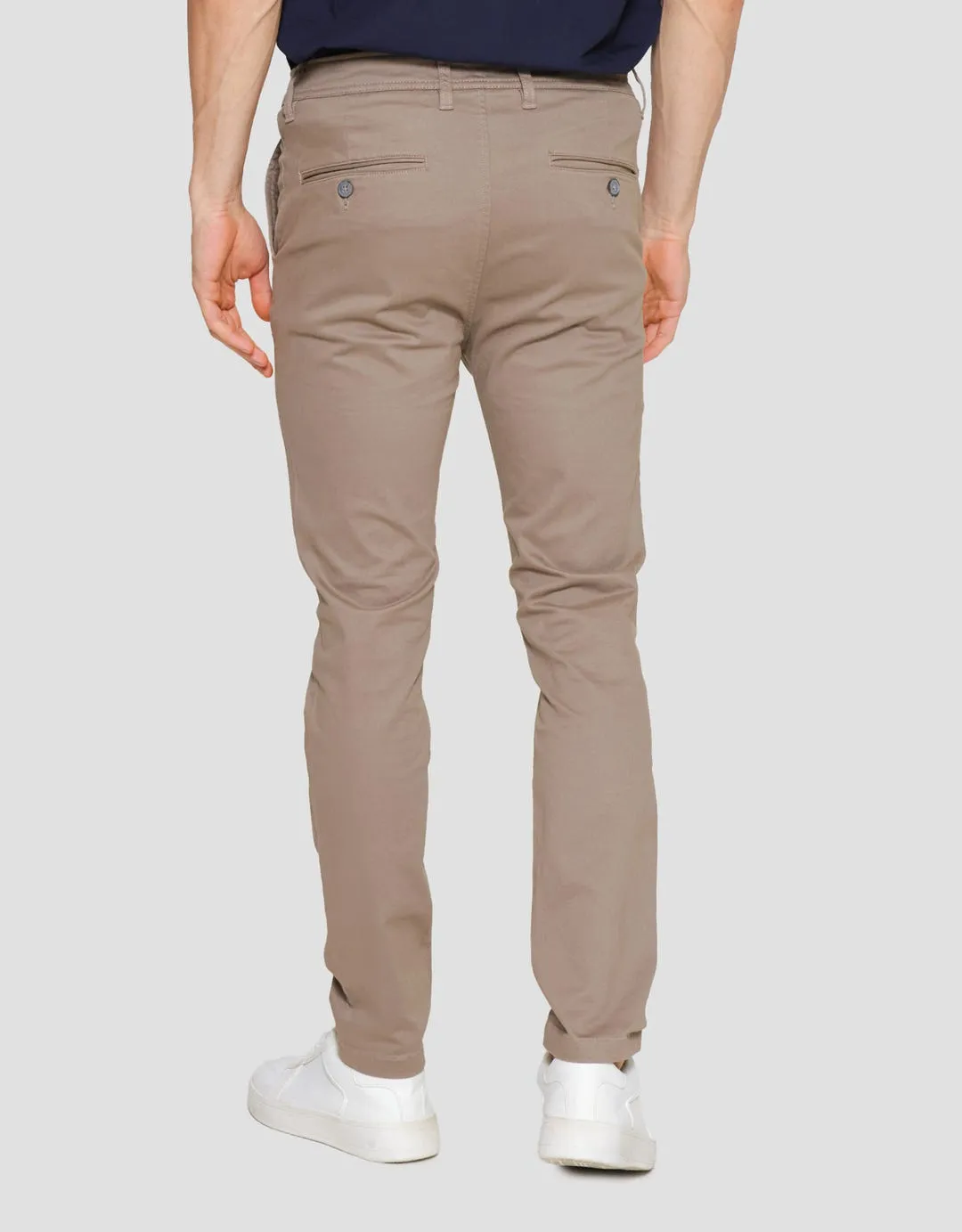 Cole Wove Slim Celana Chinos Pria