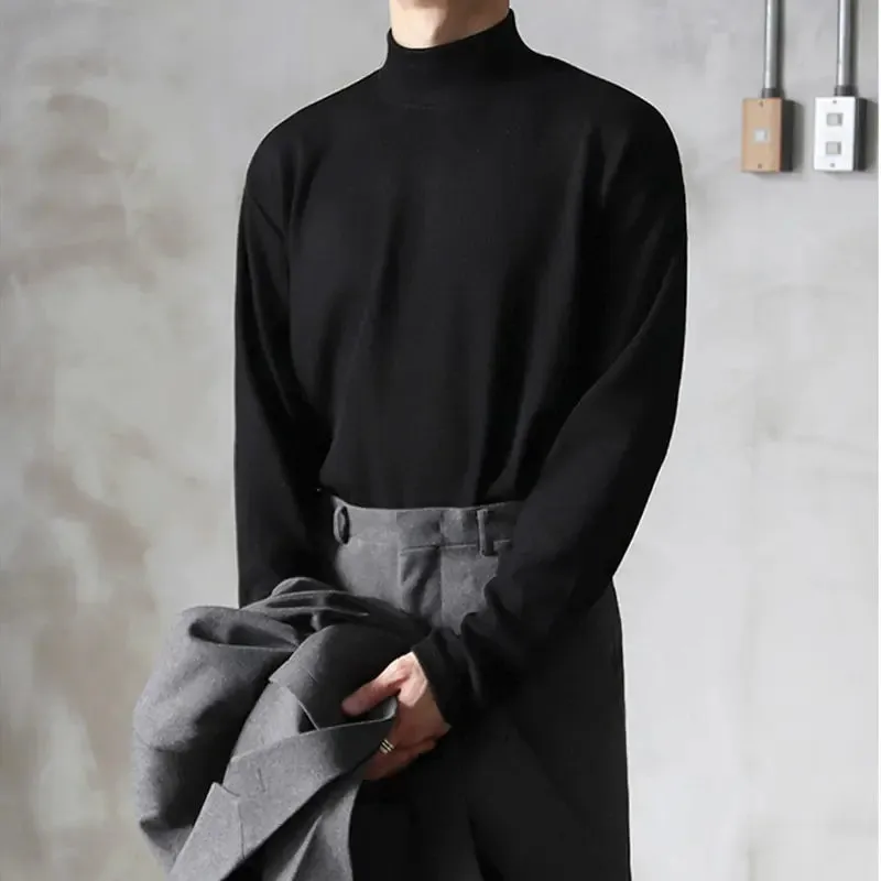 Comfortabele Fluweel Loszittende Turtleneck