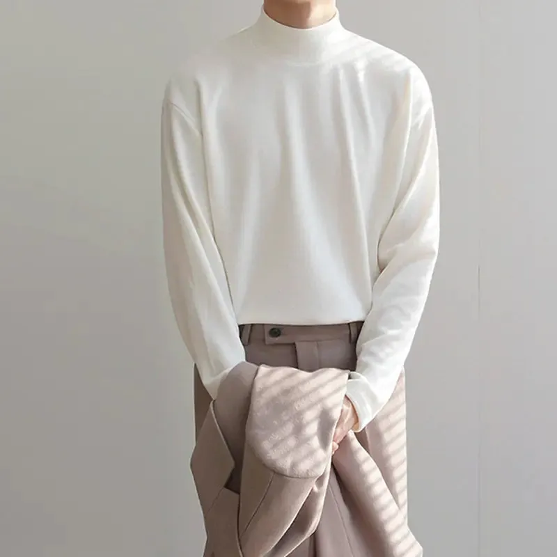 Comfortabele Fluweel Loszittende Turtleneck