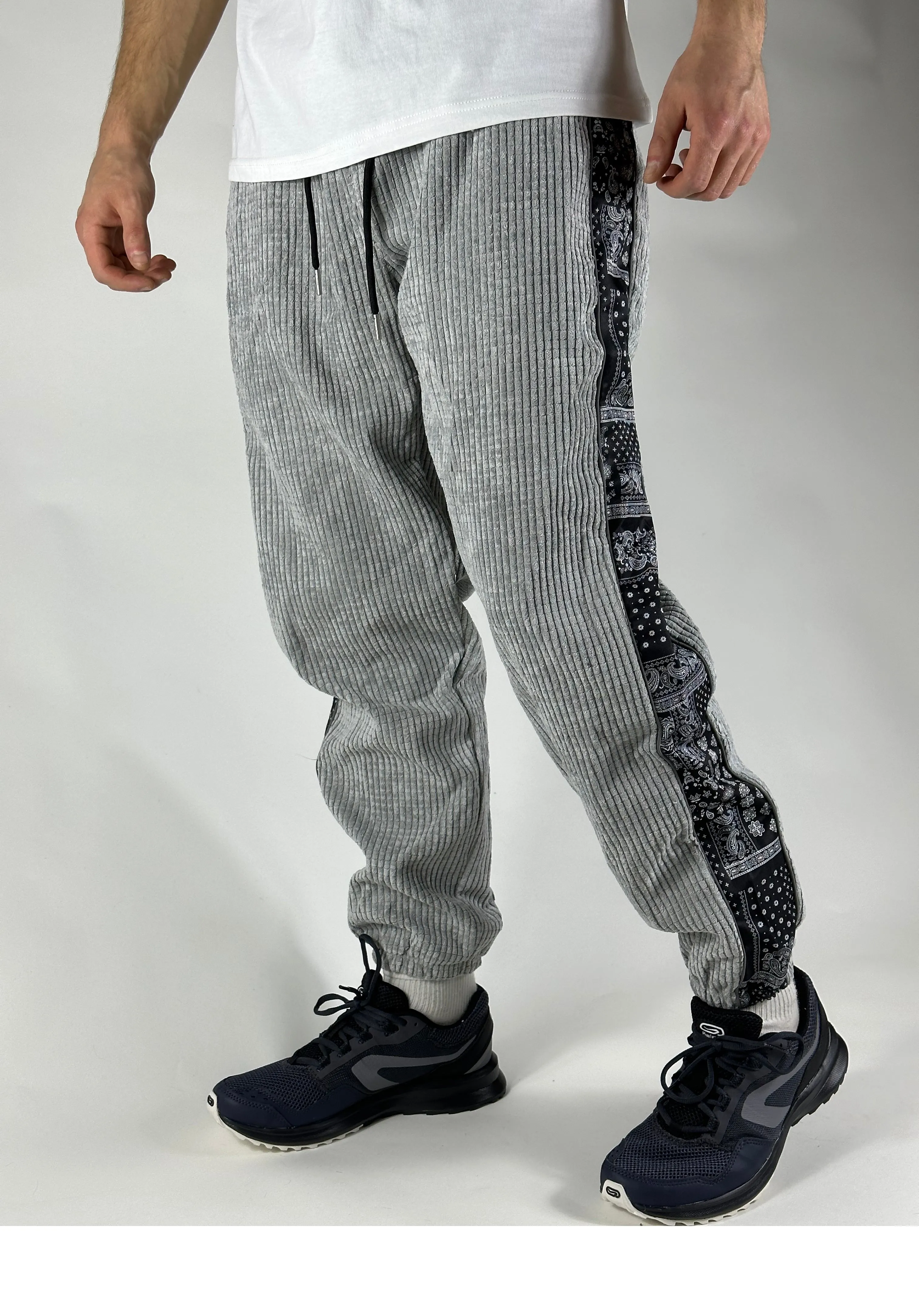 Corduroy Pants Paisley Stitch Pants