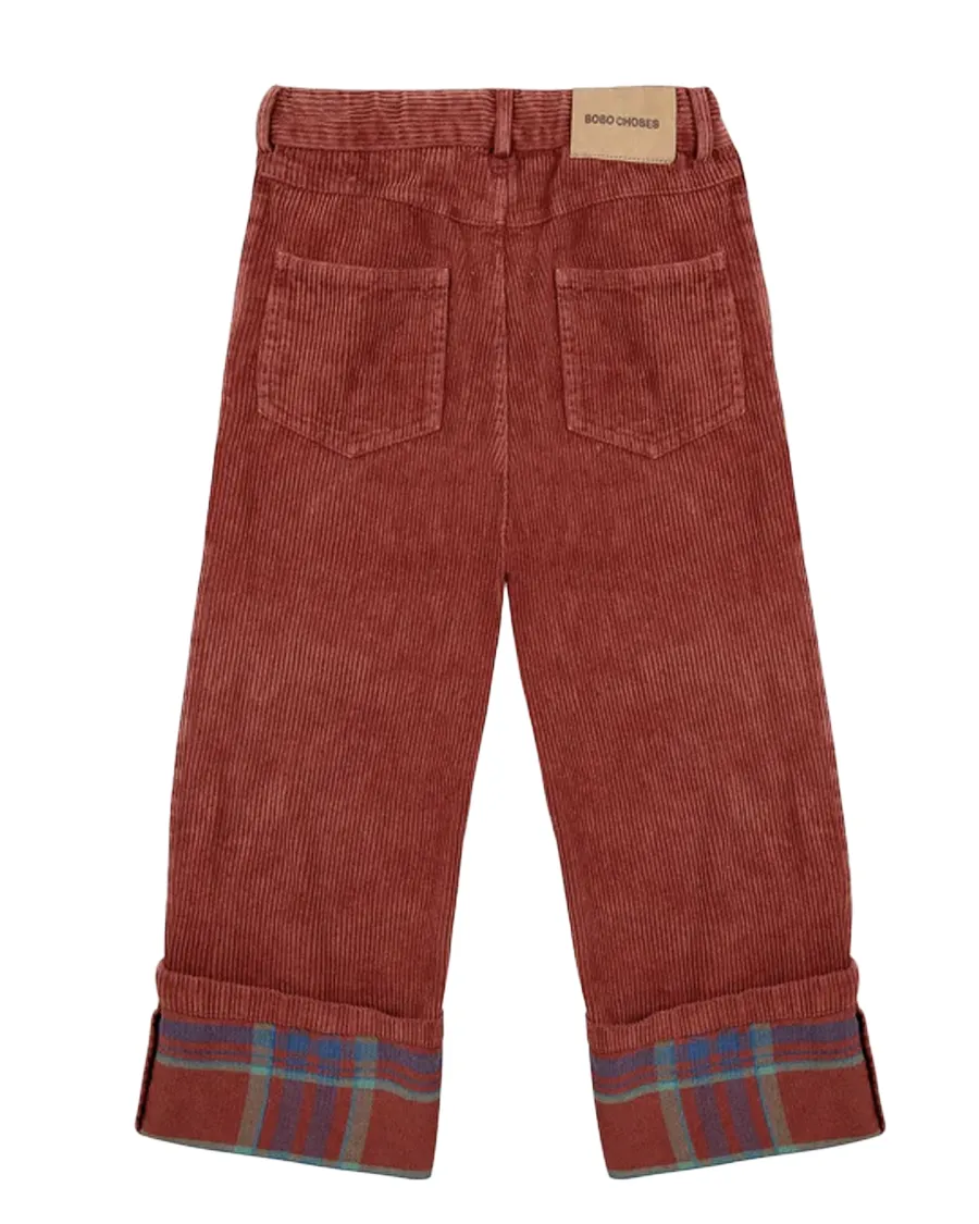 Corduroy Straight Pants