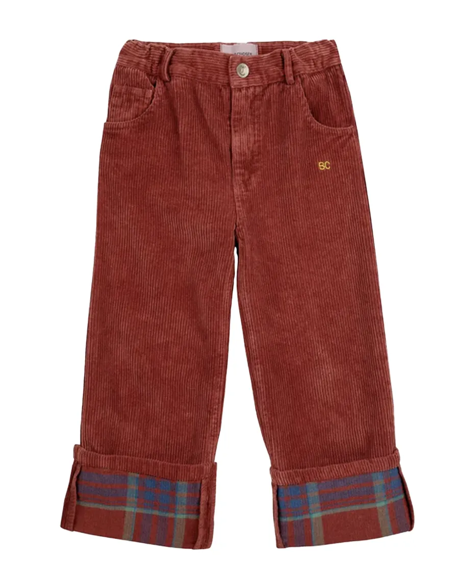 Corduroy Straight Pants