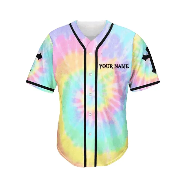 Cross, Colorful Baseball Jersey - Way Maker, Miracle Worker Custom Baseball Jersey