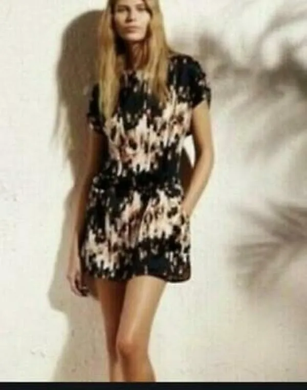 Derek Lam Brown Black For Design Nation Dress/Long Tunic Top, Size Medium