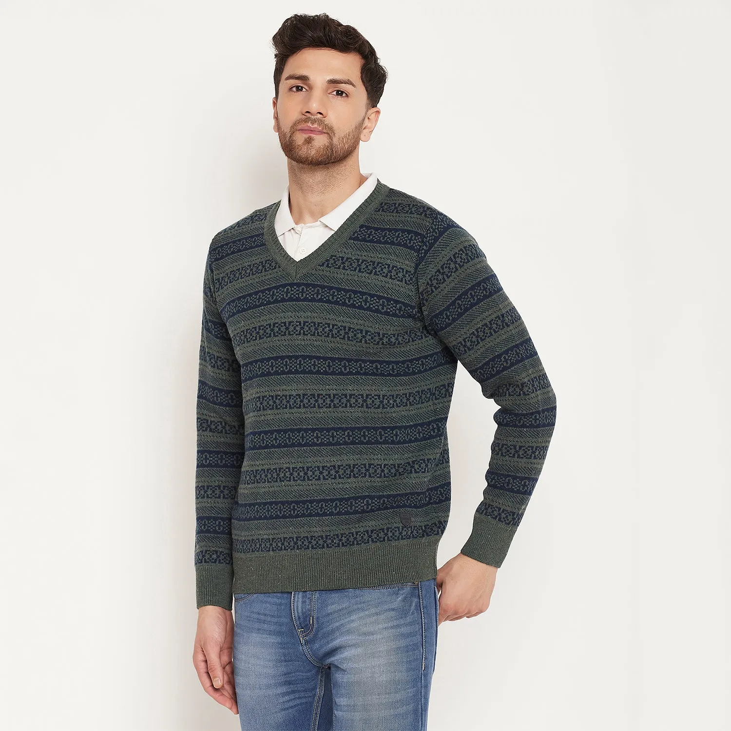 Duke Stardust Men Full Sleeve Sweater (SDS2131)