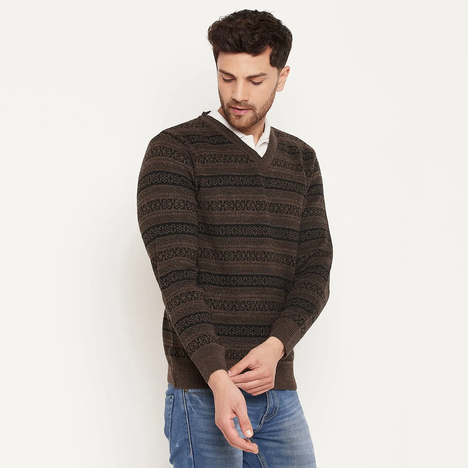 Duke Stardust Men Full Sleeve Sweater (SDS2131)