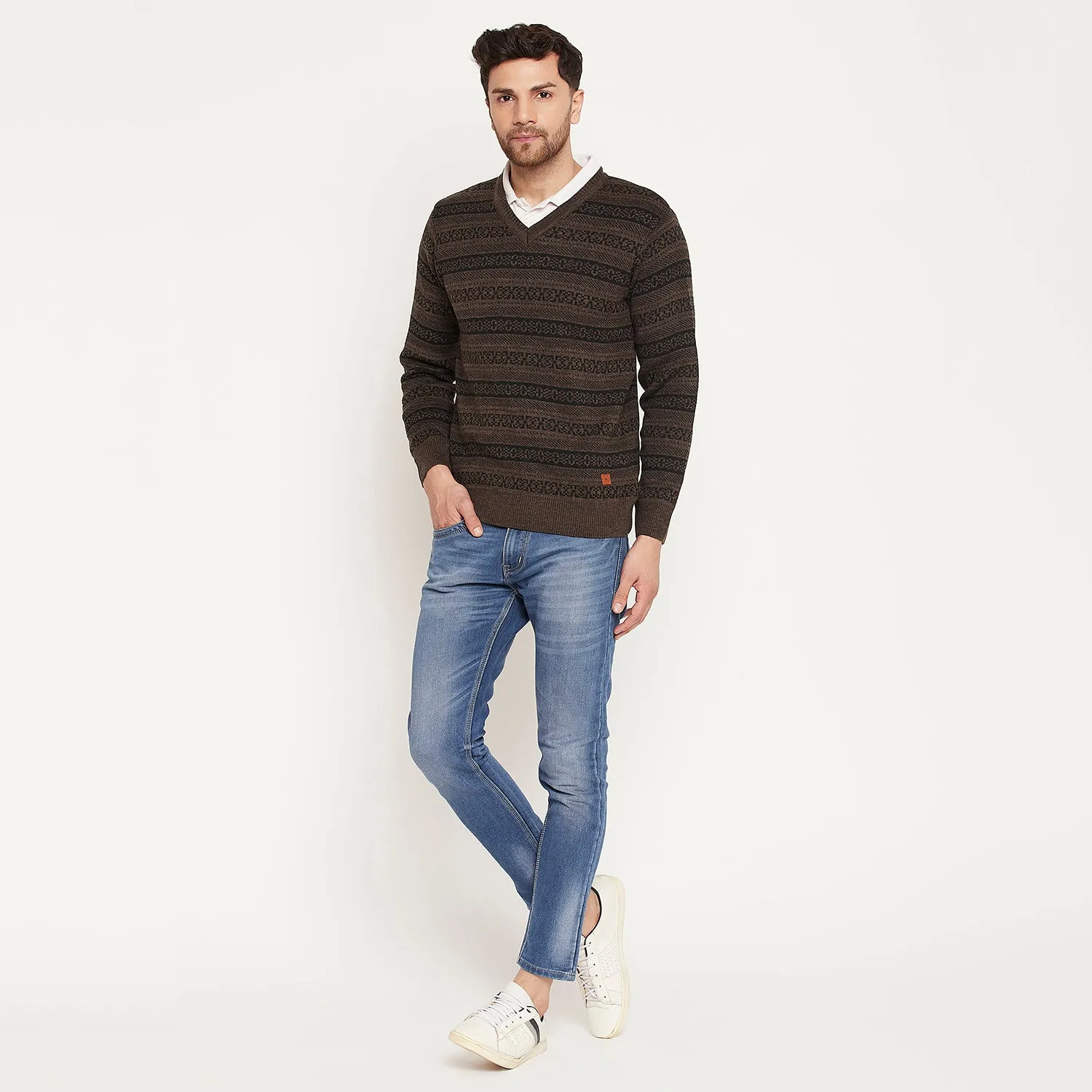 Duke Stardust Men Full Sleeve Sweater (SDS2131)