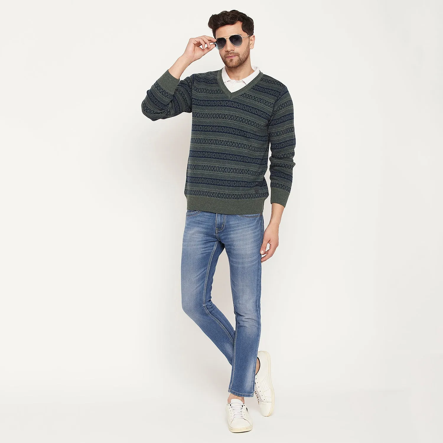 Duke Stardust Men Full Sleeve Sweater (SDS2131)
