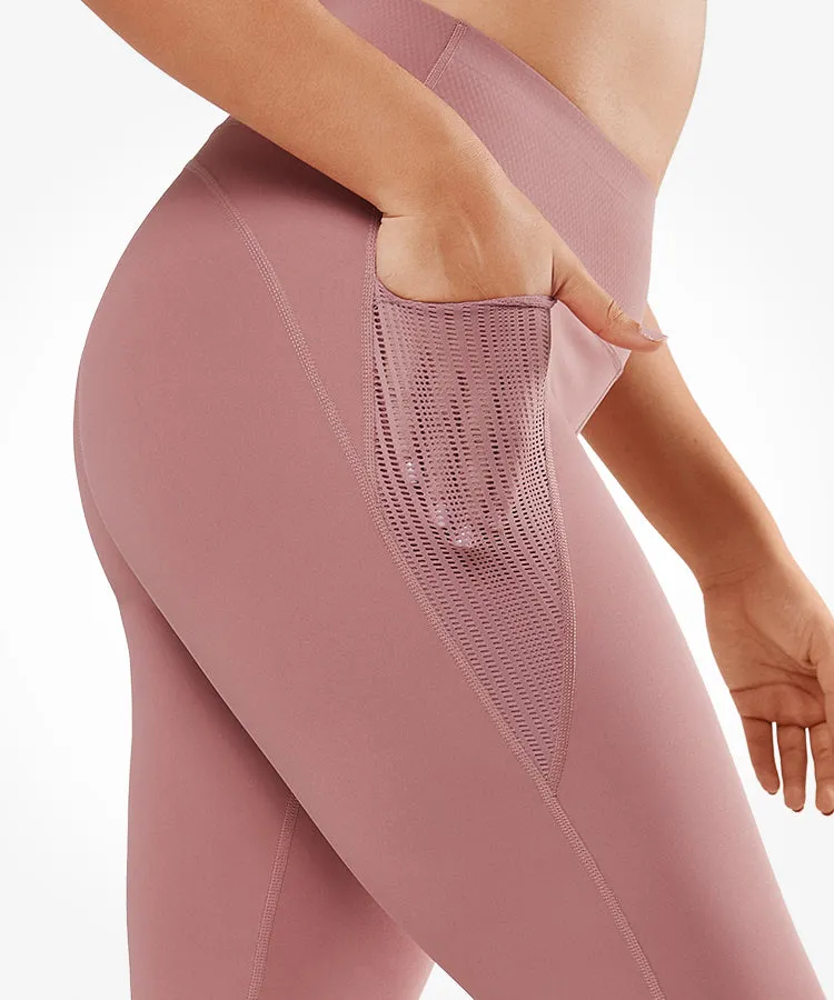 Echo Stretchy High Waist Pockets Running Leggings | Women's High Support Leggings
