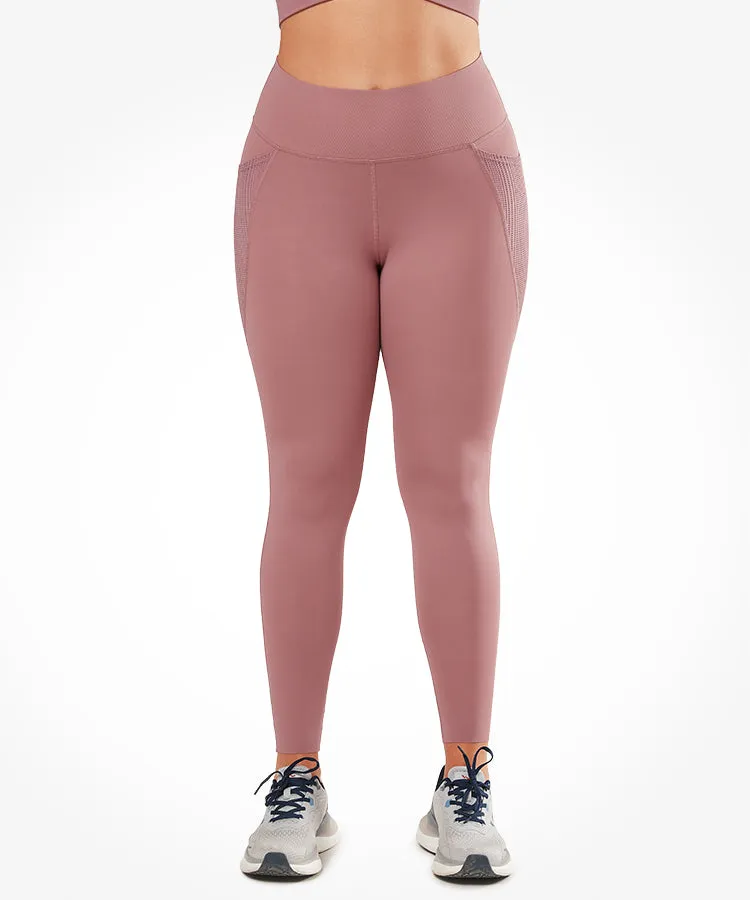Echo Stretchy High Waist Pockets Running Leggings | Women's High Support Leggings