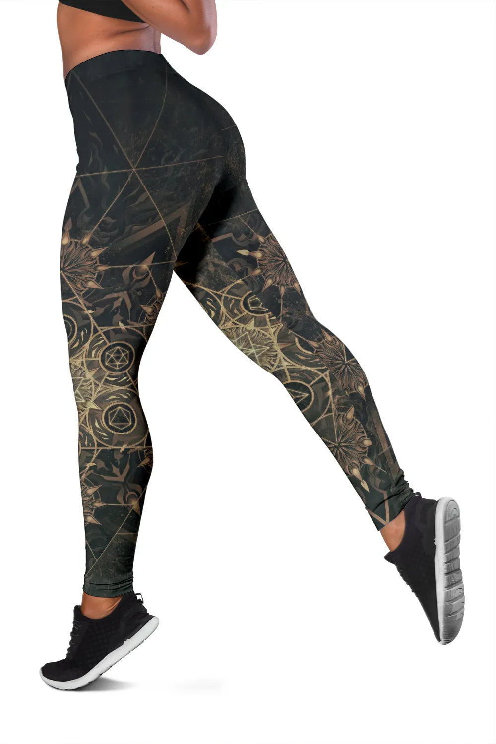 Elements of Sacred Geometry - Earth | Leggings | Mandalazed